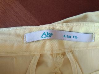 Pantaloni donna Ake giallo tg L