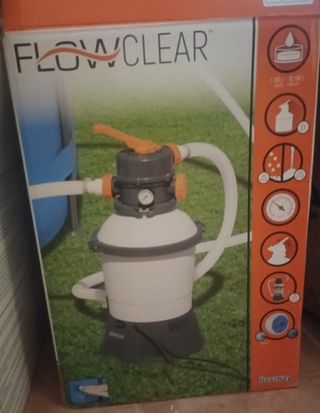 Depuradora piscina Flowclear excelente