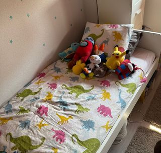Cama SLÄKT IKEA 90x200 cm blanca
