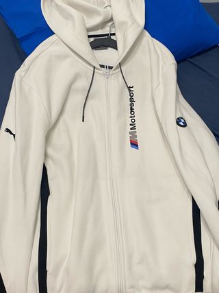 Sudadera Puma BMW Motorsport blanca