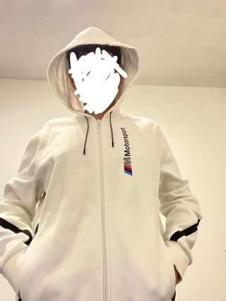 Sudadera Puma BMW Motorsport blanca