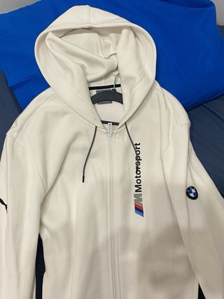 Sudadera Puma BMW Motorsport blanca