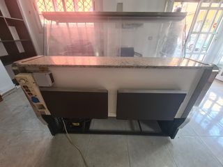 Vitrina expositora Infrico - acero inoxidable