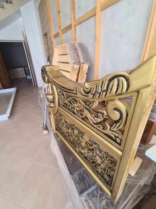 Sofá marroquí dorado - Artesanal