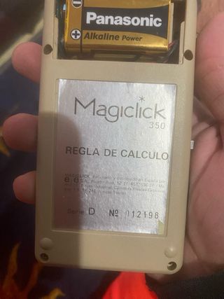 Calculadora Magiclick 350 Vintage funciona correct