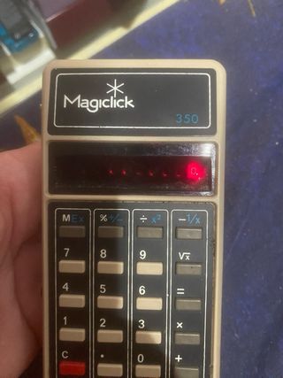 Calculadora Magiclick 350 Vintage funciona correct