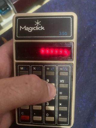 Calculadora Magiclick 350 Vintage funciona correct