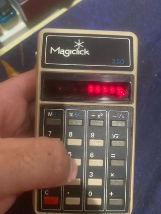 Calculadora Magiclick 350 Vintage funciona correct