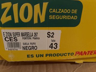 Zapatos seguridad Panter Zion 43
se hacen envios
