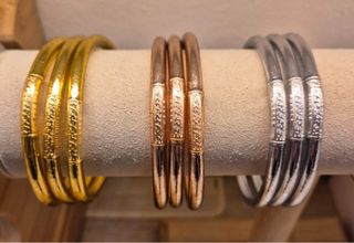 Pulseras Pan de Oro Budistas Originales Nuevas