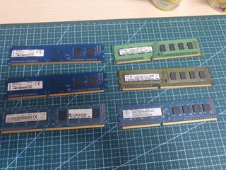 Módulos RAM 2GB DDR3 12800 Kingston/Samsung