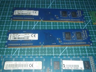 Módulos RAM 2GB DDR3 12800 Kingston/Samsung