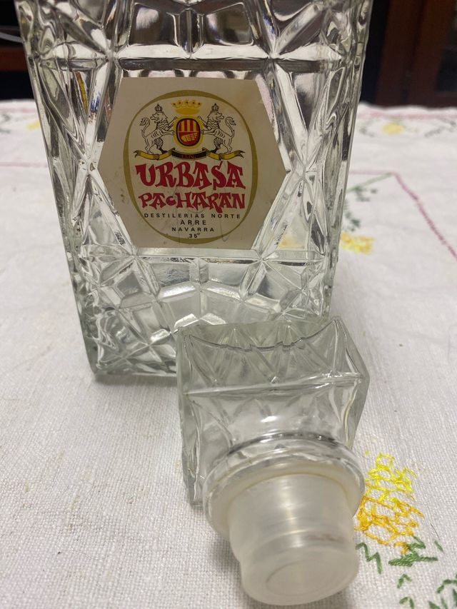 Botella Pacharán Urbasa vintage