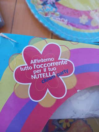 Nutella party set festa 