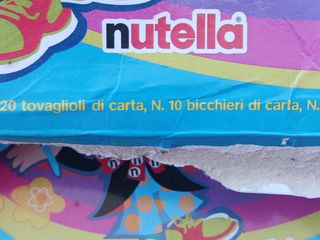 Nutella party set festa 