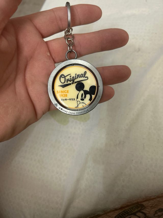 Portachiavi girevole vintage Disney Topolino