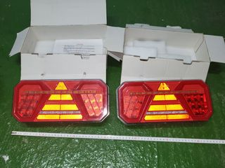 2 pilotos traseros LED remolque