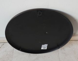 Galán de noche con silla - metal y madera