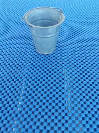 Mini secchiello metallo vintage