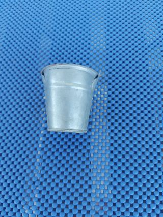 Mini secchiello metallo vintage