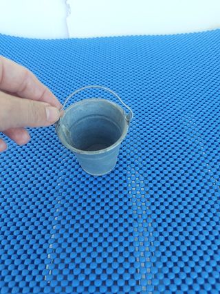 Mini secchiello metallo vintage