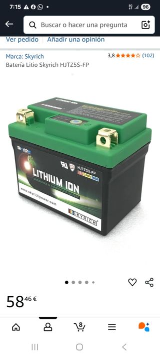 Batería Litio Skyrich HJTZ5S-FP