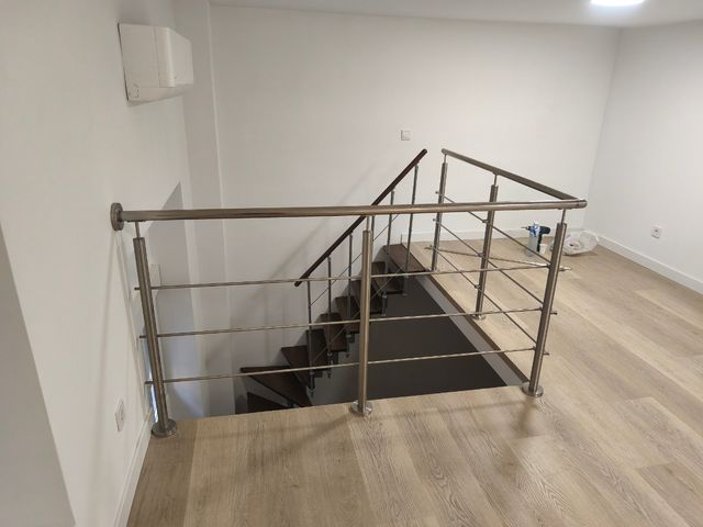 Barandilla acero inoxidable moderna