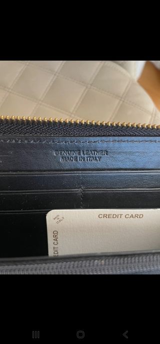 Cartera lunares blanco y negro