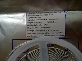 Luci a LED misura 10 metri ×4. 40 metri biadesive