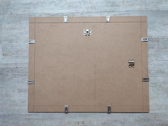 Lámina estrella mar & conchas con cristal 