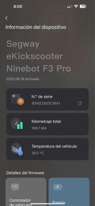 Ninebot F3 Pro E: Patinete eléctrico