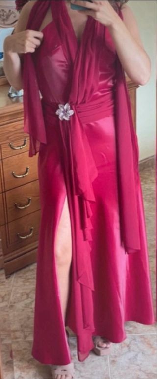 Vestido rojo fiesta talla XS