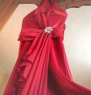 Vestido rojo fiesta talla XS