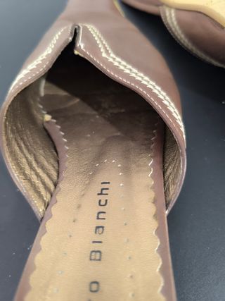 Zapatos mules Pietro Bianchi marrones