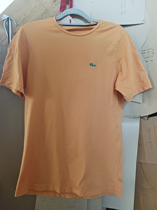 Camiseta Lacoste naranja talla M