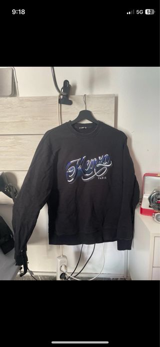 Sudadera Kenzo Paris negra