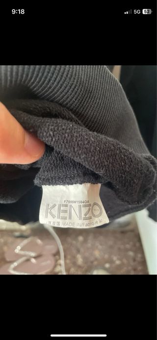 Sudadera Kenzo Paris negra