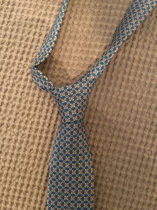 Corbata azul y amarilla niño (14, 16 o S)