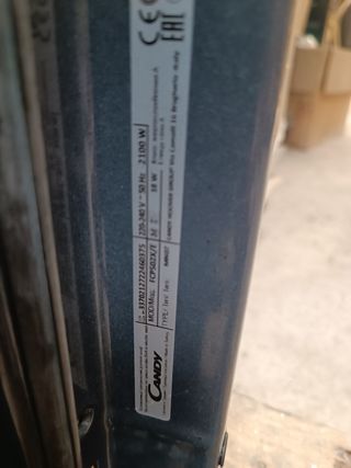 Cristal interior horno Candy - Recambio