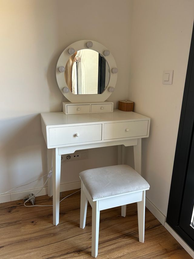 Tocador maquillaje blanco PERFECTO ESTADO