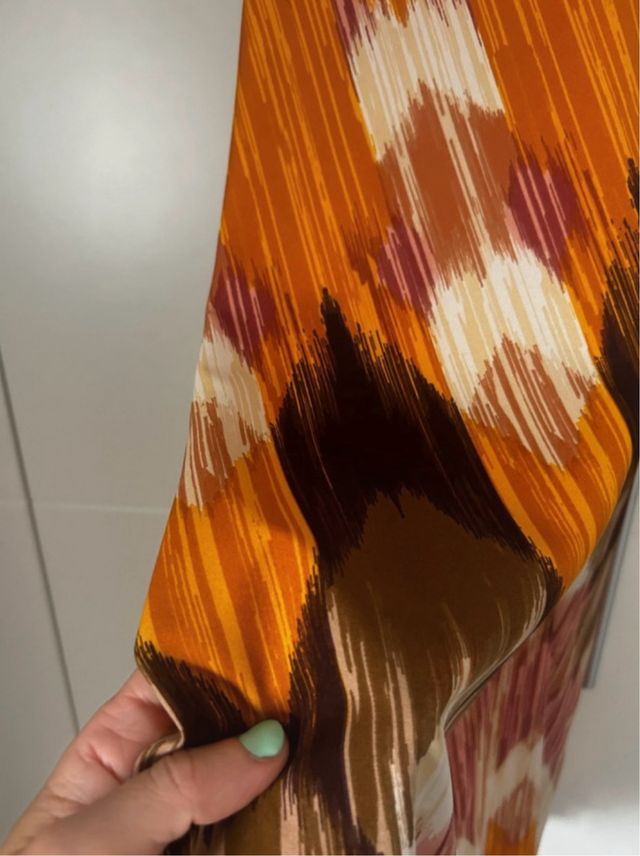 Vestido largo multicolor