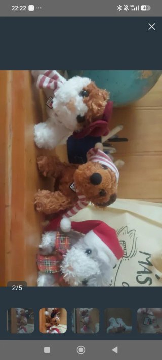 Muñeca trapo vintage roja - Juguete infantil