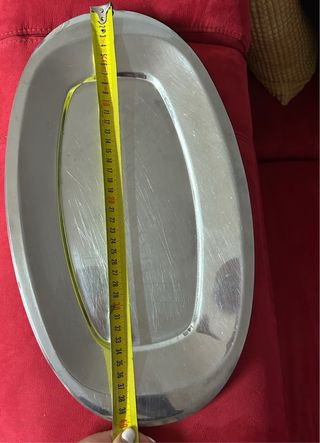 3 fuentes acero inoxidable - vintage