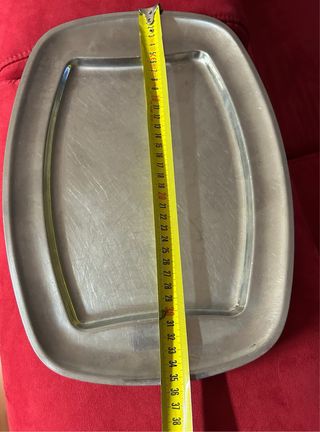 3 fuentes acero inoxidable - vintage