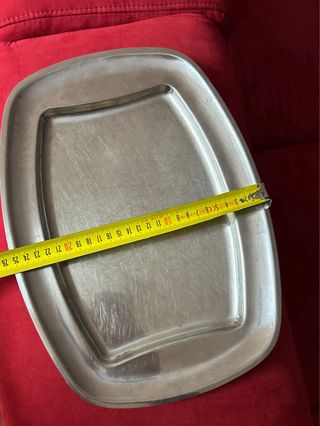 3 fuentes acero inoxidable - vintage