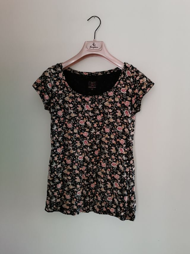 Maglietta Clockhouse stampa a fiori