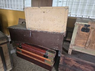 Lote Baúles antiguos de madera
