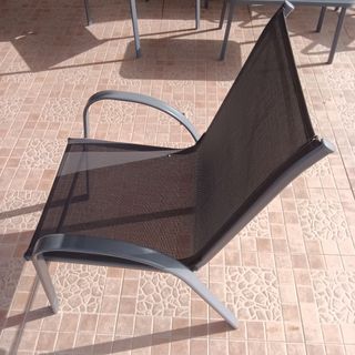 Silla jardín - Gris y Negra