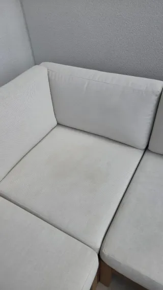Oferta Sofá en módulos montados ya.