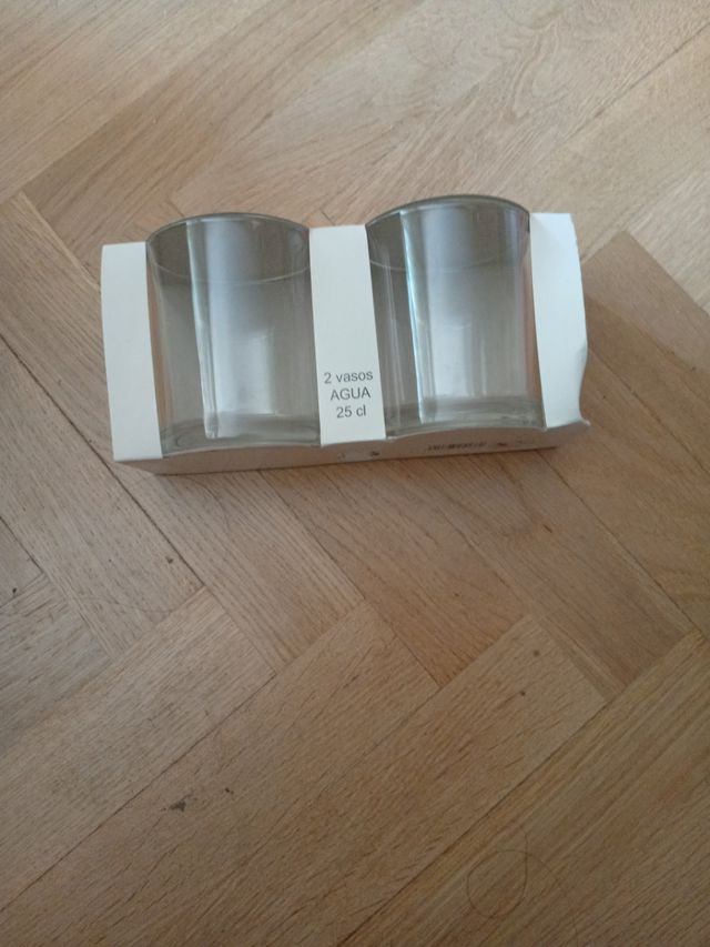 6 Vasos Agua Cristal 25cl